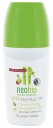 Дезодорант шариковый 24 часа с био-оливой и бамбуком Neobio (50 мл)