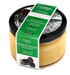 Алтайский мёд натуральный с Кедровой Живицей (250 г), Медовик Алтая
