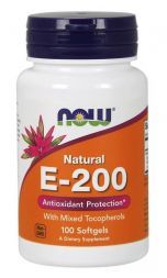 NOW Vitamin E-200 (100 кап)