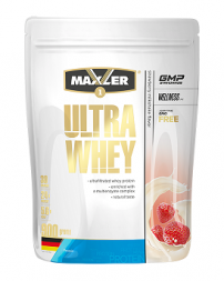 Протеин Maxler Ultra Whey Клубничный молочный коктейль (900 г)