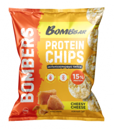 Чипсы цельнозерновые протеиновые &quot;Нежный сыр&quot; BOMBBAR (50 г)