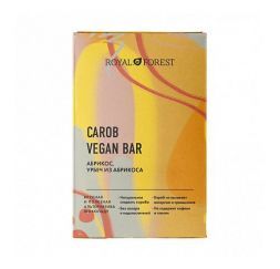 Carob Vegan Bar Абрикос, урбеч абрикосовый Royal Forest (50 г)