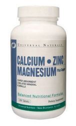 Universal Naturals Calcium Zinc Magnesium (100 таб)