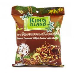 Кокосовые чипсы в кофейной глазури KING ISLAND (40 г)