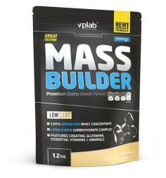 VpLab Mass Builder, ваниль, пакет (1200 г)